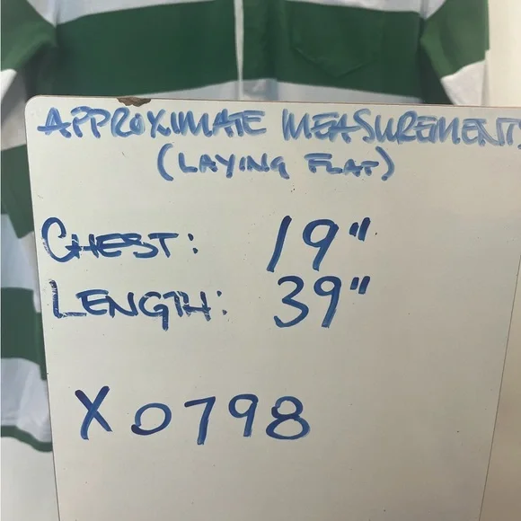 J.Crew Always Rugby Shirt Dress Green Light Blue Size Small 100% Cotton - Picture 11 of 11